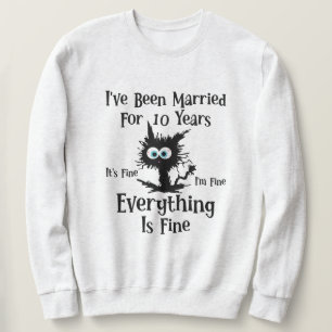 Tin Anniversary gifts 10th Wedding T-Shirt Sweatshirt