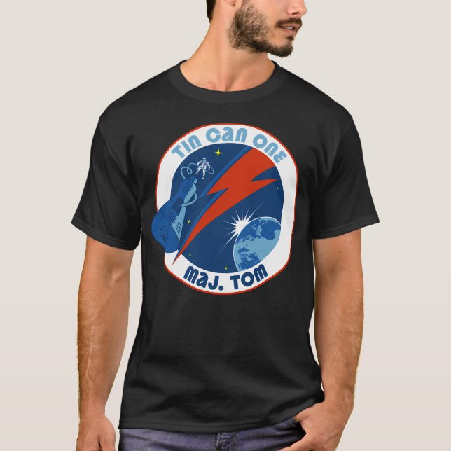 Tin Can One Mission Patch T-Shirt (Front)