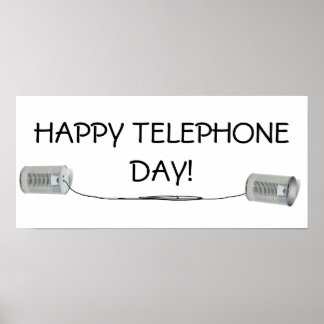 Tin Can Phone (Can you hear me NOW?) Poster