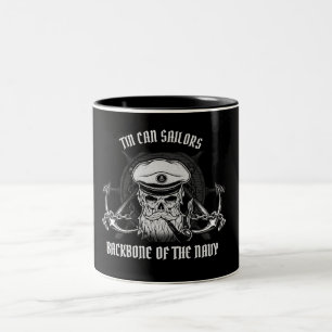 TIN CAN SAILORS Two-Tone COFFEE MUG