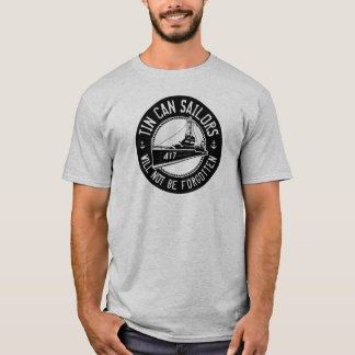 Tin Can T-Shirt  - black ring