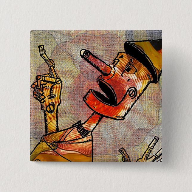 Tin Man Button (Front)