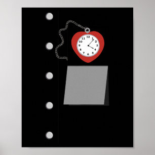 Tin Man Costume Halloween Wizard Of Oz Tinman Vint Poster