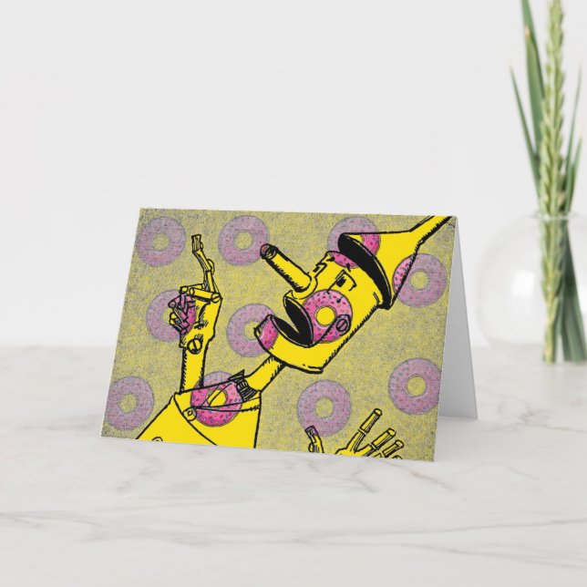 Tin Man Greeting Card (Front)