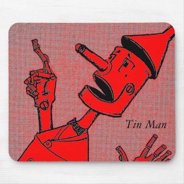 Tin Man Mouse Pad (Front)