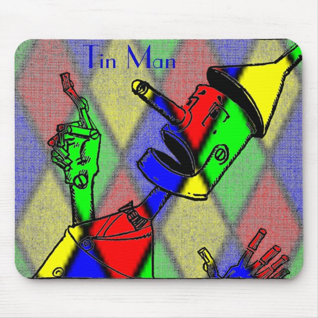 Tin Man Mouse Pad (Front)