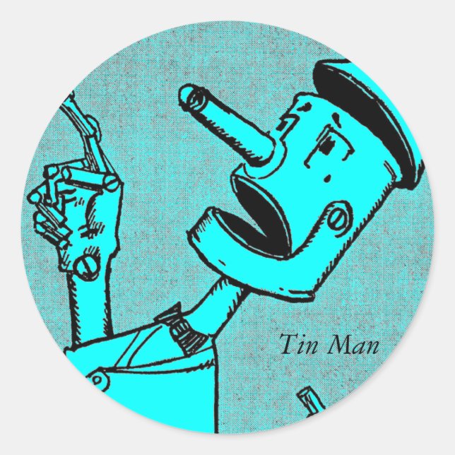 Tin Man Stickers (Front)