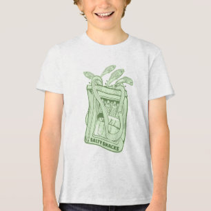 Tin of sardines salty snack Tri-Blend shirt