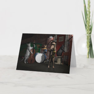 Tin Pan Alley Cats Card