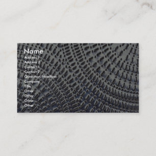 Tin plate texture business card