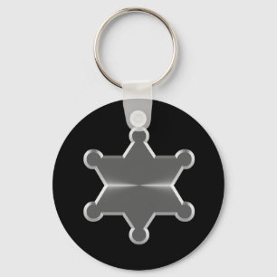 Tin Star Sheriff Key Ring