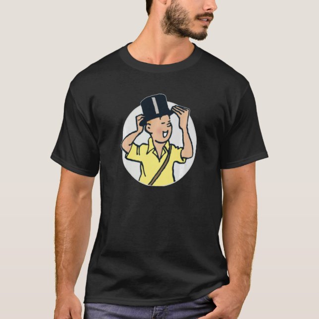 Tin with his hat   T-Shirt (Front)
