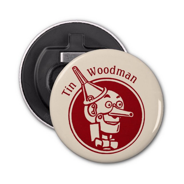 Tin Woodman (Tin Man) Face CC0899 Wonderful Wizard Bottle Opener (Front)