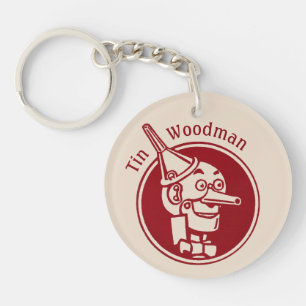 Tin Woodman (Tin Man) Face CC0900 Wonderful Wizard Key Ring
