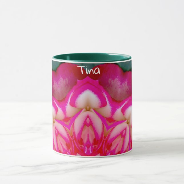 TINA ~ Personalized Rose Petals ~ Mug (Center)
