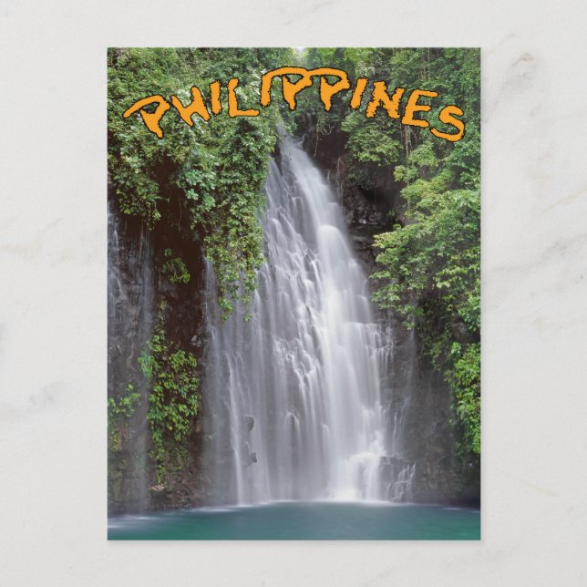 Tinago Falls Philippines Postcard (Front)