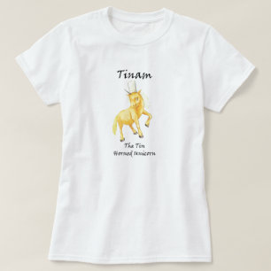 Tinam The Tin-Horned Unicorn Tee-Shirt T-Shirt