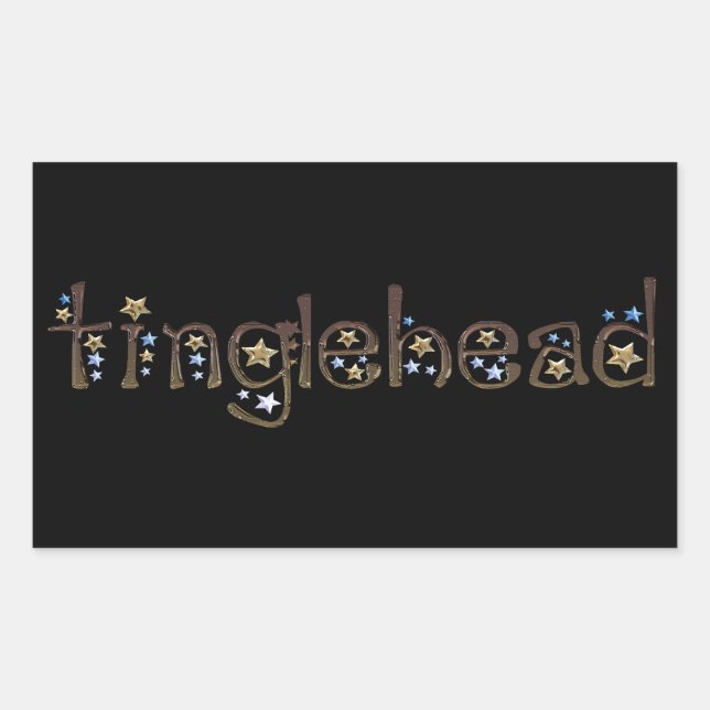 Tinglehead Rectangular Sticker (Front)