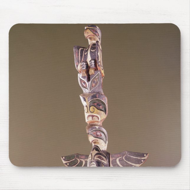 Tinglit Bird Clan totem pole Mouse Mat (Front)