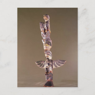 Tinglit Bird Clan totem pole Postcard