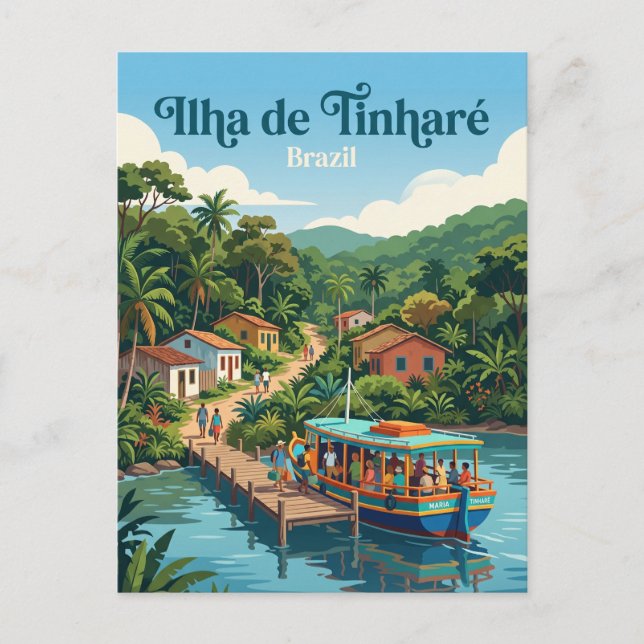 Tinharé Brazil Postcard (Front)