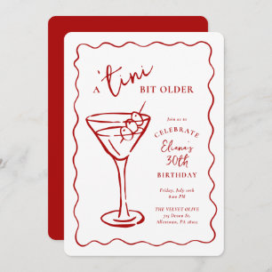 Tini Bit Older 30th Birthday Party Invitation