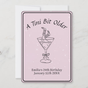 Tini Bit Older - Boots & Drink Theme Invitation