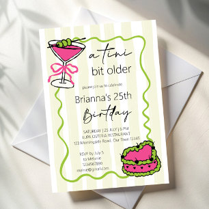 Tini bit older handrawn retro birthday party invitation