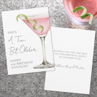 Tini Bit Older Martini Happy Birthday