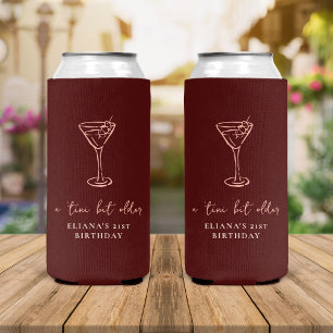 Tini Bit Older Personalised Birthday Party Seltzer Can Cooler