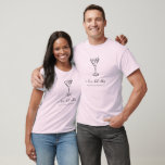 Tini Bit Older Personalised Birthday T-Shirt<br><div class="desc">Celebrate in style with this personalised “Tini Bit Older” birthday t-shirt featuring a trendy hand-drawn martini glass. Add the birthday girl’s name or customise with any text, colours, and fonts to make it uniquely hers. With a chic minimalist design, this versatile shirt is perfect for milestone birthdays or any age,...</div>