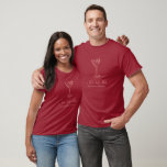 Tini Bit Older Personalised Birthday T-Shirt<br><div class="desc">Celebrate in style with this personalised “Tini Bit Older” birthday t-shirt featuring a trendy hand-drawn martini glass. Add the birthday girl’s name or customise with any text, colours, and fonts to make it uniquely hers. With a chic minimalist design, this versatile shirt is perfect for milestone birthdays or any age,...</div>