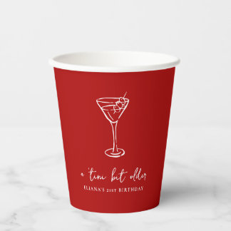 Tini Bit Older Personalized Birthday Party Paper Cups