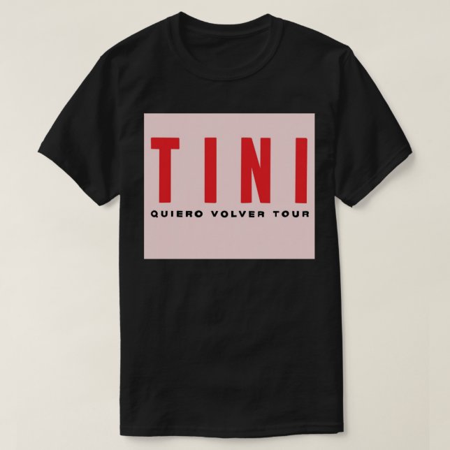 TINI - Quiero Volver Tour! (PINK version!) Travel  T-Shirt (Design Front)