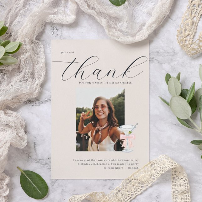 Tini Thank You | Martini Themed Photo (Creator Uploaded)