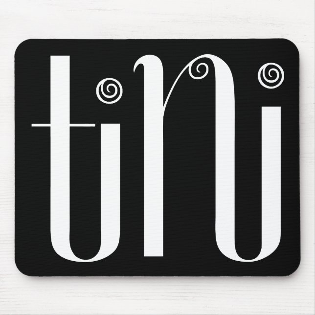 Tini white Mousepad (Front)