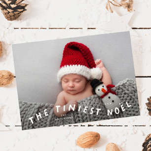 Tiniest Noel Holiday Birth Announcement
