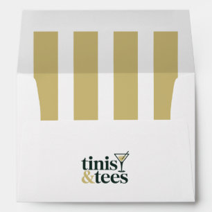 Tinis & Tees Country Club Golf Bachelorette Envelope