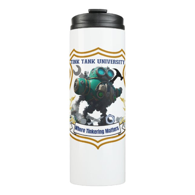 Tink Tank University.w Thermal Tumbler (Front)