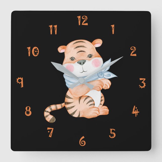 Tink The Tiger Wall Clock (Front)