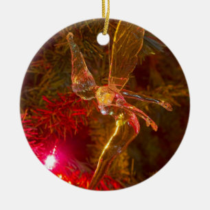 Tinker Bell Landing Ceramic Tree Decoration