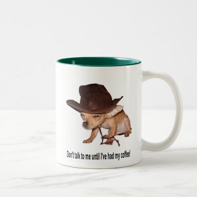 Tinkerbell "Coffee" Two-Tone Coffee Mug (Right)