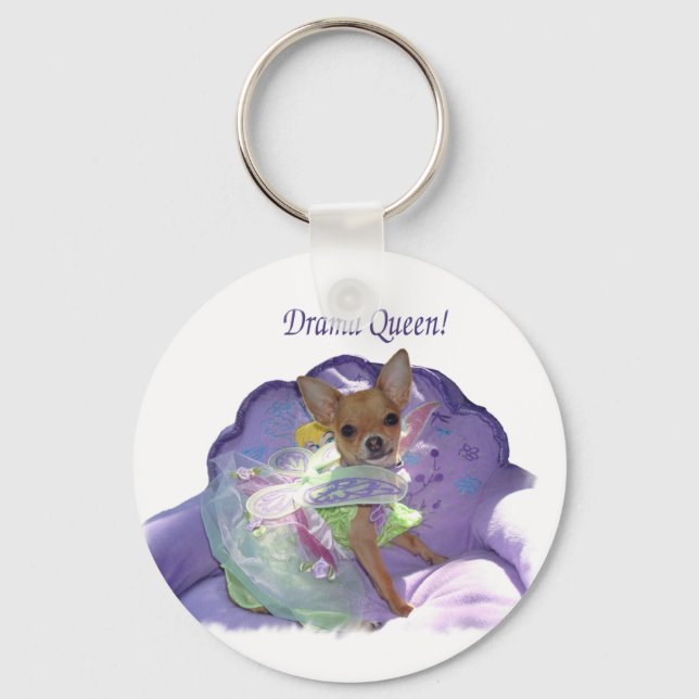 Tinkerbell "Drama Queen" Key Ring (Front)
