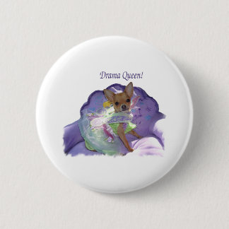 Tinkerbell the "Drama Queen!" 6 Cm Round Badge