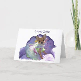Tinkerbell the "Drama Queen!" Card