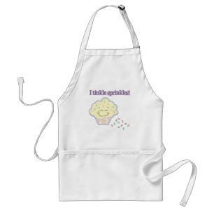 tinkle sprinkles funny cupcake standard apron