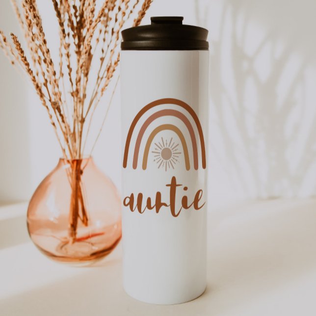 TINLEY Bohemian Terracotta Rainbow Auntie Thermal Tumbler (Creator Uploaded)