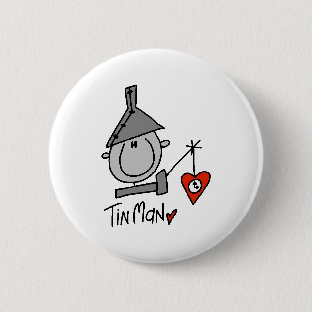 Tinman 6 Cm Round Badge (Front)