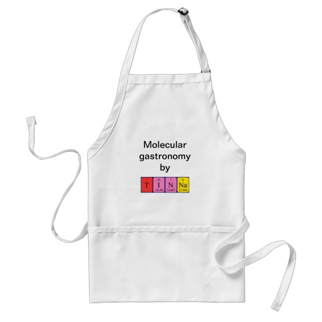 Tinna periodic table name apron (Front)