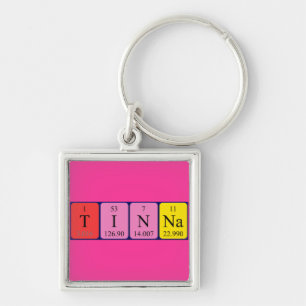 Tinna periodic table name keyring